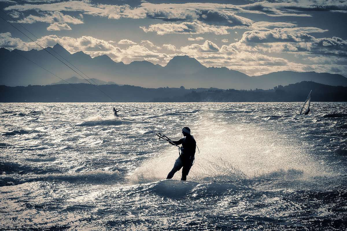 Kitesurfing Chiemsee